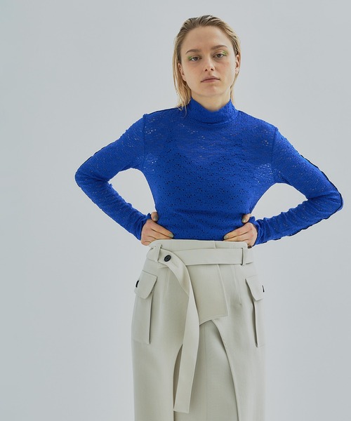 UNITED TOKYO（ユナイテッドトウキョウ）の「フィングレーストップス（Tシャツ/カットソー・レディース・ブラック/オレンジ/ブルー・FREE）」の7枚目の写真