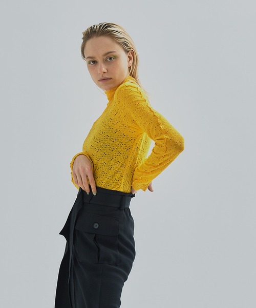 UNITED TOKYO（ユナイテッドトウキョウ）の「フィングレーストップス（Tシャツ/カットソー・レディース・ブラック/オレンジ/ブルー・FREE）」の15枚目の写真