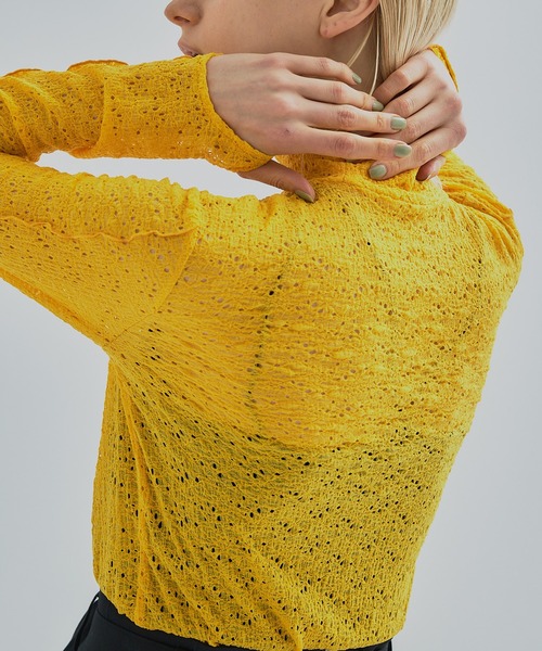 UNITED TOKYO（ユナイテッドトウキョウ）の「フィングレーストップス（Tシャツ/カットソー・レディース・ブラック/オレンジ/ブルー・FREE）」の18枚目の写真