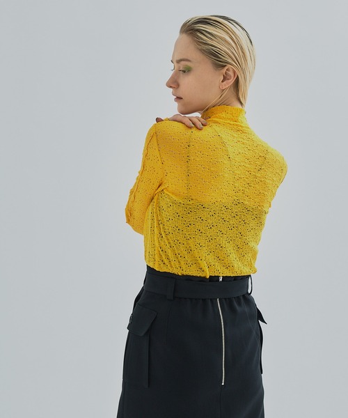 UNITED TOKYO（ユナイテッドトウキョウ）の「フィングレーストップス（Tシャツ/カットソー・レディース・ブラック/オレンジ/ブルー・FREE）」の19枚目の写真