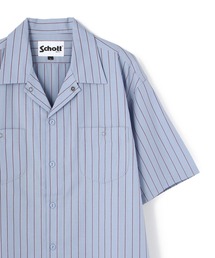 schott | 【WEB LIMITED】Schott/ショット/TC WORK SHIRT JAPAN STRIPE/ストライプ ワークシャツ(シャツ/ブラウス)