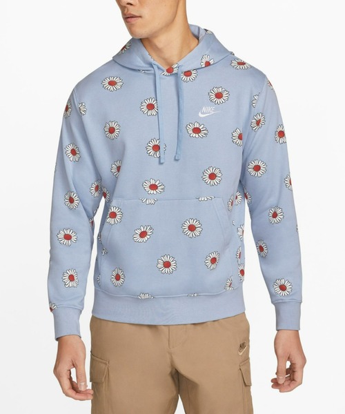 NIKE（ナイキ）の「NIKE  AOP PO HOODIE / ナイキ  プルオーバー フーディ 【SP】（パーカー・メンズ・ブラック/ブルー・M/L/XL/XXL/S）」の4枚目の写真