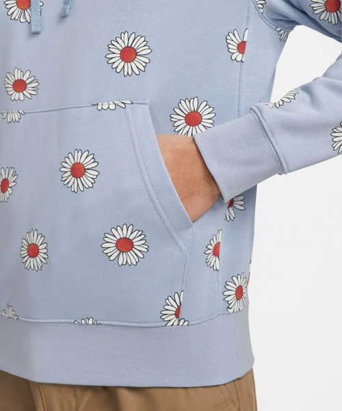 NIKE（ナイキ）の「NIKE  AOP PO HOODIE / ナイキ  プルオーバー フーディ 【SP】（パーカー・メンズ・ブラック/ブルー・M/L/XL/XXL/S）」の6枚目の写真