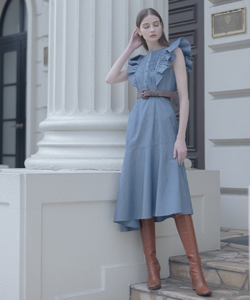 AMBIENT(アンビエント)の「クロコ型押しレザーベルト(ベルト・レディース・ブラック/ブラウン/アイボリー/キャメル・FREE)」の7枚目の写真