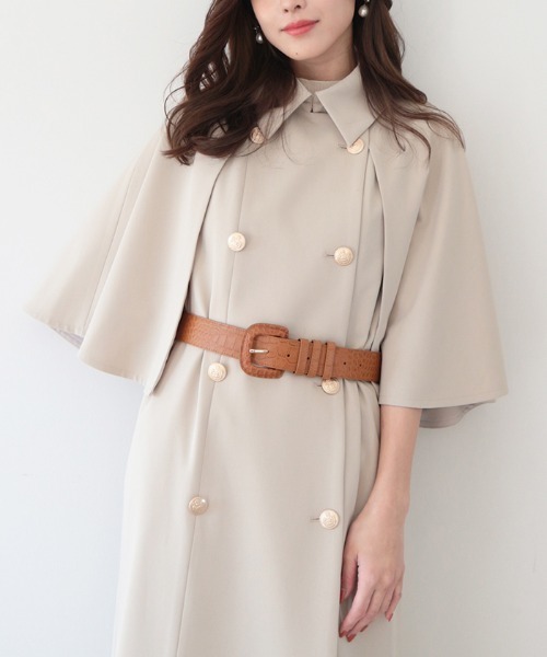 AMBIENT(アンビエント)の「クロコ型押しレザーベルト(ベルト・レディース・ブラック/ブラウン/アイボリー/キャメル・FREE)」の15枚目の写真