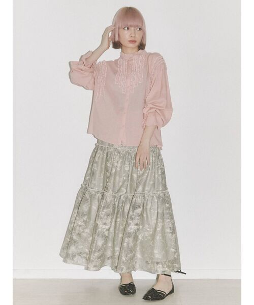 merry jenny（メリージェニー）の「ruffleフリルオーバーブラウス（シャツ/ブラウス・レディース・オフホワイト/ピンク/イエロー・FREE）」の16枚目の写真