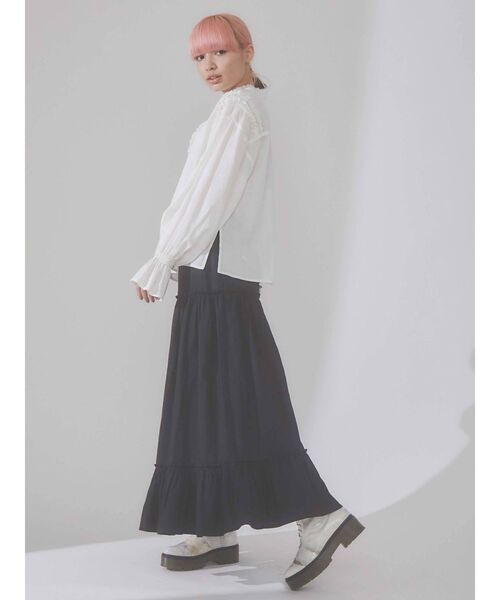 merry jenny（メリージェニー）の「ruffleフリルオーバーブラウス（シャツ/ブラウス・レディース・オフホワイト/ピンク/イエロー・FREE）」の7枚目の写真