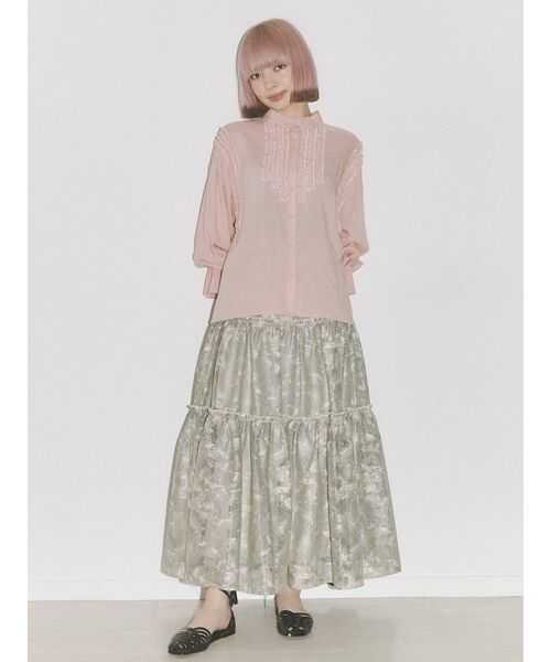 merry jenny（メリージェニー）の「ruffleフリルオーバーブラウス（シャツ/ブラウス・レディース・オフホワイト/ピンク/イエロー・FREE）」の12枚目の写真