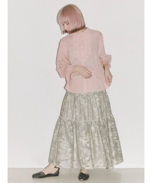 merry jenny（メリージェニー）の「ruffleフリルオーバーブラウス（シャツ/ブラウス・レディース・オフホワイト/ピンク/イエロー・FREE）」の20枚目の写真