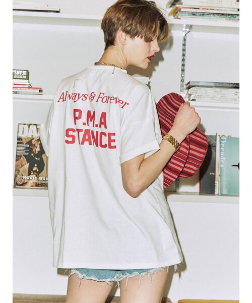 jouetie（ジュエティ）の「クラシックロゴ スーパーBIG Tシャツ（Tシャツ/カットソー・レディース・ブラック/レッド/オフホワイト・MEDIUM）」の9枚目の写真