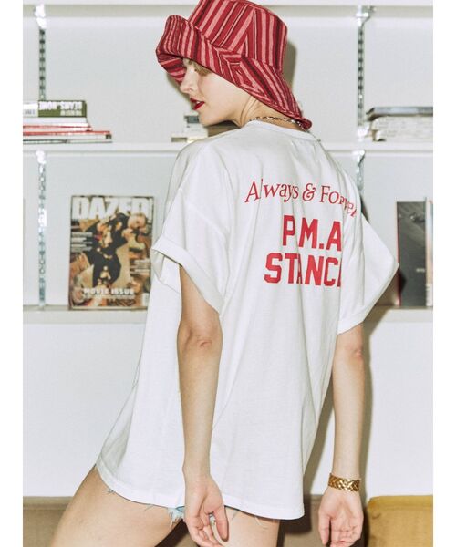 jouetie（ジュエティ）の「クラシックロゴ スーパーBIG Tシャツ（Tシャツ/カットソー・レディース・ブラック/レッド/オフホワイト・MEDIUM）」の10枚目の写真