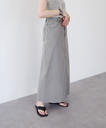 earth music&ecology | スリットデニムタイトスカート(デニムスカート)