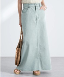 earth music&ecology | スリットデニムタイトスカート(デニムスカート)