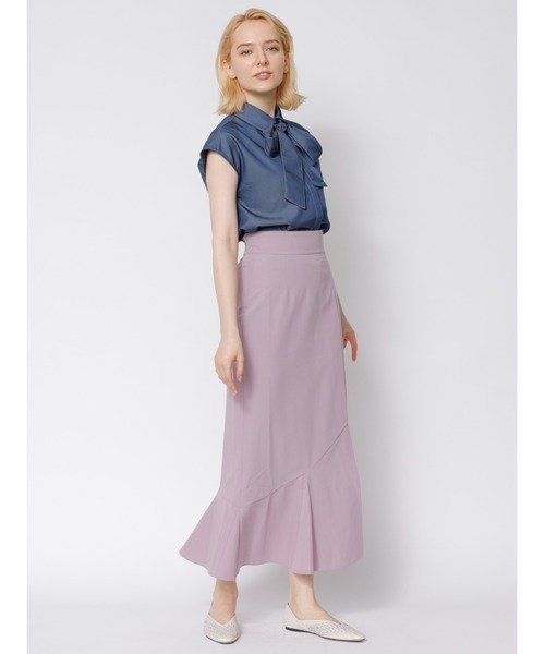 TONAL マーメイドスカート トーナル TONAL ニットマーメイドスカート （ベージュ