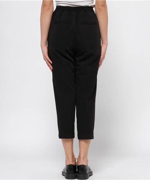 CIAOPANIC（チャオパニック）の「【Ciaopanic】TR無地ウエストゴムテーパード（その他パンツ・レディース・ブラック/ネイビー/グレー/ベージュ・FREE）」の7枚目の写真