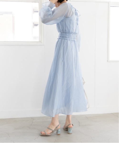 RANDA(ランダ)の「マーブルヒールナローストラップサンダル(サンダル・レディース・グリーン/アイボリー/グレイッシュベージュ・S/M/LL/L)」の21枚目の写真