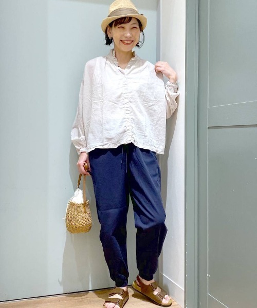 studio CLIP(スタディオクリップ)の「イージージョガーパンツ(その他パンツ・レディース・ネイビー/グリーン/ライトグレー/ピンク/ブルー/ベージュ・LARGE/MEDIUM/XXX-LARGE/PM/X-LARGE/PL/XX-LARGE)」の9枚目の写真