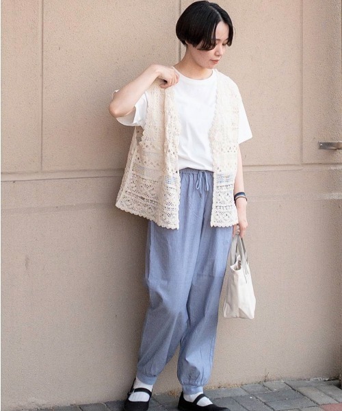 studio CLIP(スタディオクリップ)の「イージージョガーパンツ(その他パンツ・レディース・ネイビー/グリーン/ライトグレー/ピンク/ブルー/ベージュ・LARGE/MEDIUM/XXX-LARGE/PM/X-LARGE/PL/XX-LARGE)」の13枚目の写真