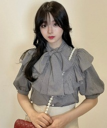 TITTY&CO. | 【titty&Co. Produced by POYO】ラッフルリボンブラウス(シャツ/ブラウス)