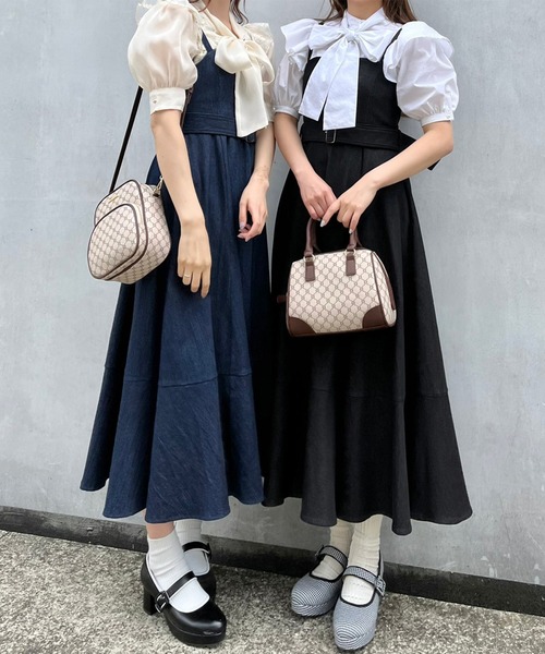 TITTY&CO.（ティティーアンドコー）の「【TITTY&CO.】ラッフルリボンブラウス（シャツ/ブラウス・レディース・ホワイト/マルチ・FREE）」の16枚目の写真