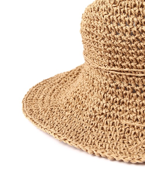 FREE'S MART（フリーズマート）の「クロシェハット（ハット・レディース・ベージュ/ブラウン・ﾌﾘ-）」の6枚目の写真