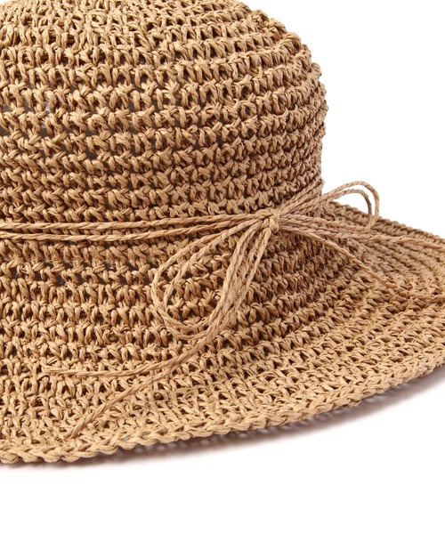 FREE'S MART（フリーズマート）の「クロシェハット（ハット・レディース・ベージュ/ブラウン・ﾌﾘ-）」の7枚目の写真