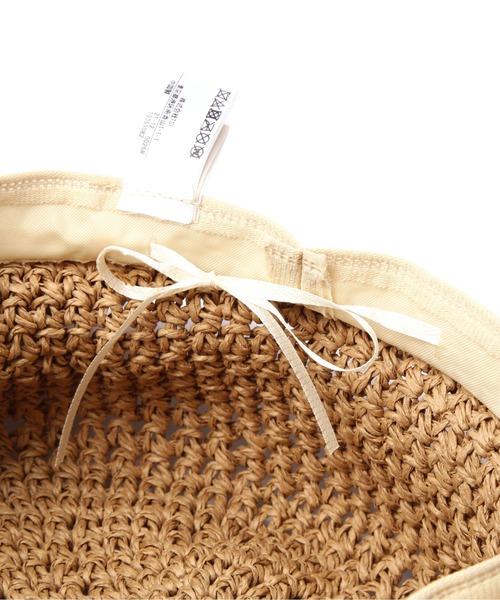 FREE'S MART（フリーズマート）の「クロシェハット（ハット・レディース・ベージュ/ブラウン・ﾌﾘ-）」の9枚目の写真