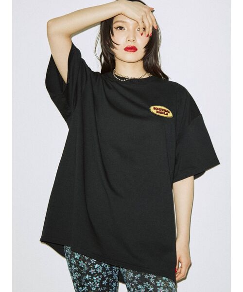 jouetie（ジュエティ）の「BrotherMerle BIGTシャツ【コラボ】（Tシャツ/カットソー・レディース・オフホワイト/ブラック/パープル・MEDIUM）」の17枚目の写真