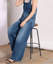 フレアーバギーデニムパンツ セットアップ可能