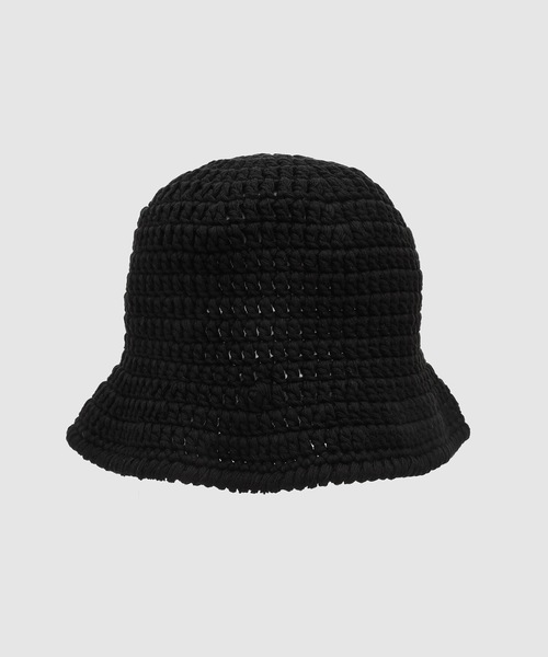 LOW CLASSIC（ロウ　クラシック）の「HAND BUCKET HAT（ハット・レディース・ブラック/アイボリー・ONE SIZE）」の2枚目の写真