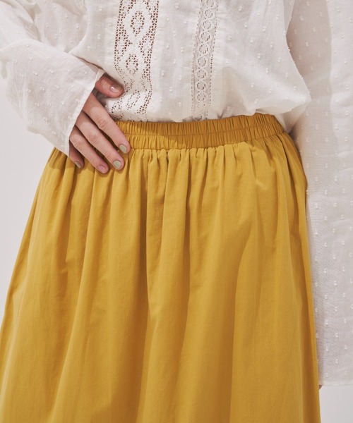 Libra Cue（リブラ キュー）の「ワンティアードボリュームスカート（スカート・レディース・ブラック/イエロー/ブルー・FREE）」の8枚目の写真