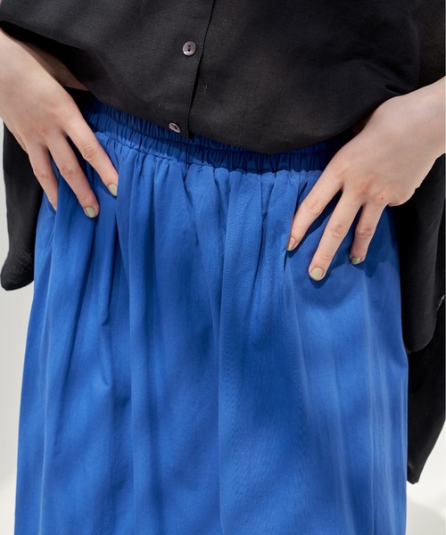 Libra Cue（リブラ キュー）の「ワンティアードボリュームスカート（スカート・レディース・ブラック/イエロー/ブルー・FREE）」の6枚目の写真