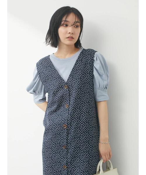 Green Parks(グリーンパークス)の「・SUGAR SPOON ボリュームスリーブTシャツ(Tシャツ/カットソー・レディース・ブラック/オフホワイト/サックスブルー/イエロー/グリーン・FREE)」の22枚目の写真