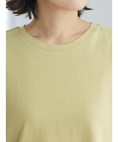 Green Parks(グリーンパークス)の「・SUGAR SPOON ボリュームスリーブTシャツ(Tシャツ/カットソー・レディース・ブラック/オフホワイト/サックスブルー/イエロー/グリーン・FREE)」の12枚目の写真