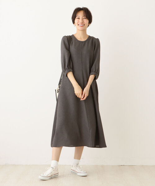 セール イージーケア麻ライクパフスリーブワンピース ワンピース Afternoon Tea アフタヌーンティー のファッション通販 Zozotown