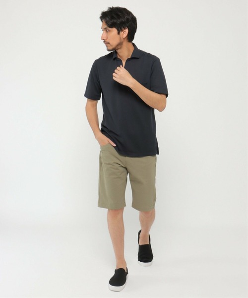 IKKA LOUNGE(イッカラウンジ)の「ALTIMA スキッパーポロシャツ(ポロシャツ・メンズ・ブルー/ネイビー/ホワイト・M/L/XL/S)」の19枚目の写真