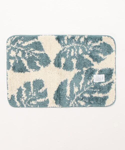aimoha（アイモハ）の「ボタニカルミニラグマット①/玄関マット/ラグマット（ラグ/マット・レディース・ホワイト/グレー/ダークグレー/ライトグリーン/ブルー・FREE）」の6枚目の写真