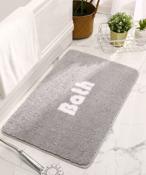 aimoha（アイモハ）の「ボタニカルミニラグマット①/玄関マット/ラグマット（ラグ/マット・レディース・ホワイト/グレー/ダークグレー/ライトグリーン/ブルー・FREE）」の19枚目の写真