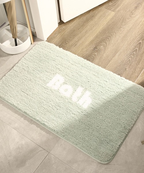 aimoha（アイモハ）の「ボタニカルミニラグマット①/玄関マット/ラグマット（ラグ/マット・レディース・ホワイト/グレー/ダークグレー/ライトグリーン/ブルー・FREE）」の21枚目の写真