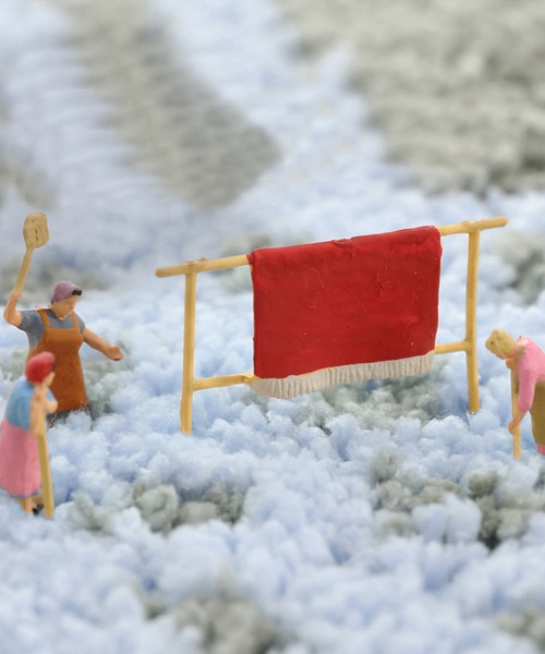 aimoha（アイモハ）の「ボタニカルミニラグマット①/玄関マット/ラグマット（ラグ/マット・レディース・ホワイト/グレー/ダークグレー/ライトグリーン/ブルー・FREE）」の13枚目の写真