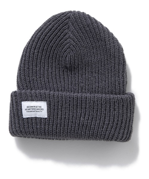 BEDWIN & THE HEARTBREAKERS（ベドウィン アンド ザ ハートブレイカーズ）の「ACRYLIC WATCH CAP "ROBERT"（ニットキャップ/ビーニー・メンズ・グリーン/ブラウン/グレー/ブラック・FREE）」の6枚目の写真
