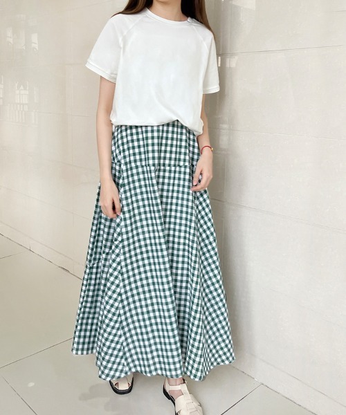 Doux Belle(ドゥーベル)の「ベーシックボクシーコットンTシャツ(Tシャツ/カットソー・レディース・ホワイト/ライトブルー/ブラック/ダークブラウン/ベージュ/ライトブラウン・MEDIUM)」の10枚目の写真