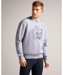 Ted Baker★長袖 クルーネック スウェットシャツ トレーナー United Athle スウェット トレーナー メンズ レディース 長袖