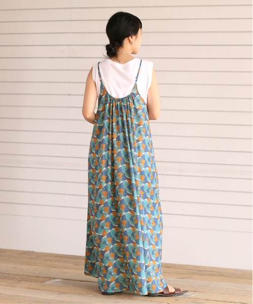 cepo（セポ）の「ジオメトリック柄キャミワンピース（ワンピース・レディース・オレンジ/ブルー・M）」の9枚目の写真