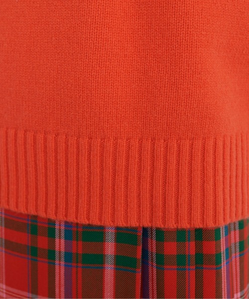 CHILD WOMAN（チャイルドウーマン）の「Extrafine merino wool 5GGタートルネックプルオーバー（ニット/セーター・レディース・アイボリー/オレンジ/ネイビー/イエロー/グリーン/ピンク/レッド/ブルー/ブラウン・FREE）」の19枚目の写真