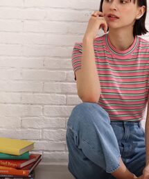 ◆【S-M】マルチボーダーサマーニット