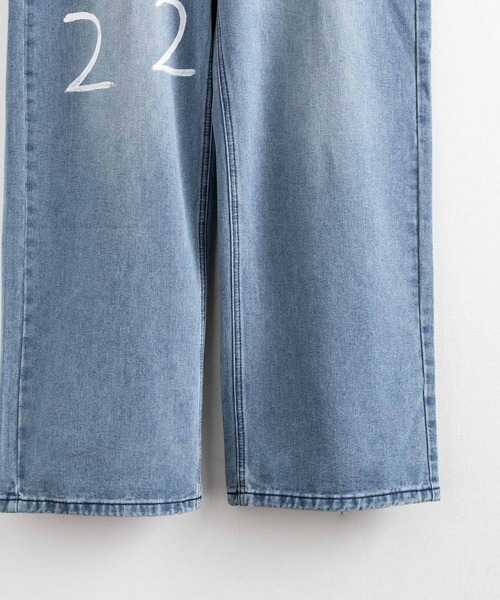 Ressaca(レサーカ)の「レターペイントワイドルーズデニム(デニムパンツ・メンズ・ブルー・XL/L/M/S)」の9枚目の写真