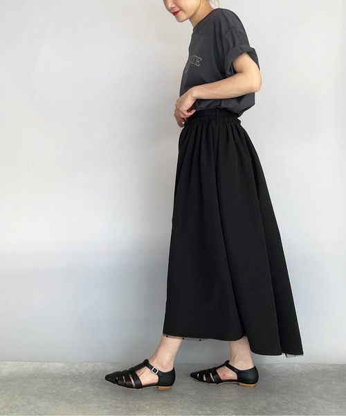 PICCIN（ピッチン）の「ロゴビッグTシャツ（Tシャツ/カットソー・レディース・ベージュ/カーキ/ブルーグレー・M）」の10枚目の写真