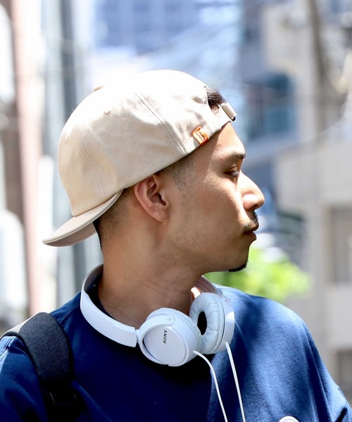 BACK NUMBER(バックナンバー)の「【BACK NUMBER】無地ショートバイザー(キャップ・メンズ・ブラック/ベージュ・フリー)」の1枚目の写真