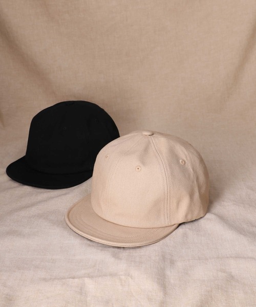 BACK NUMBER(バックナンバー)の「【BACK NUMBER】無地ショートバイザー(キャップ・メンズ・ブラック/ベージュ・フリー)」の9枚目の写真